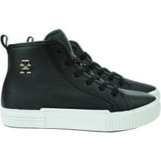 Tommy Hilfiger Cipők fekete 36 EU Vulc Leather Sneaker Hi