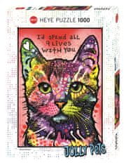 Heye Puzzle Jolly Pets: Kilenc élet 1000 darab