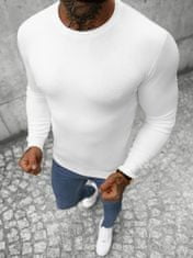Ozonee Férfi klasszikus pulóver Gwygan fehér XL