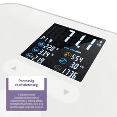 TrueLife FitScale W7 BT okosmérleg fehér (TLFSW7BTW) (TLFSW7BTW)
