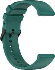 4wrist Univerzális szilikon szíj ezüst csattal 22 mm - Turquoise