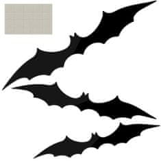 Malatec 22004 Bat Halloween 3 db fekete
