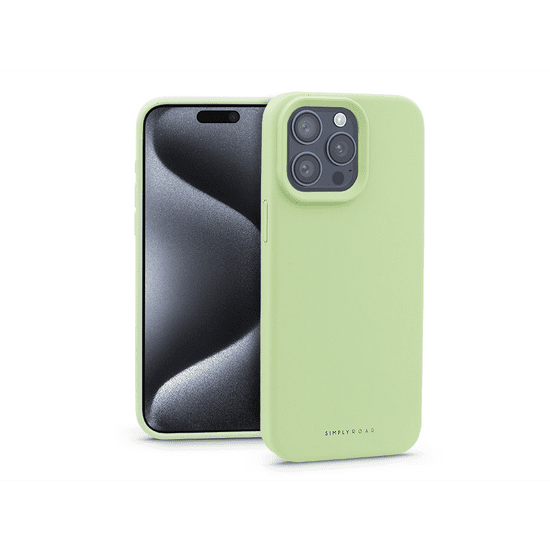ROAR Apple iPhone 15 Pro Max szilikon hátlap - Cloud Skin - zöld (KC0877)