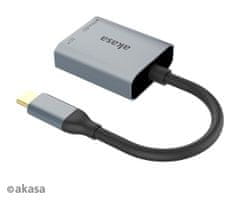 Akasa USB 3.2 Type-C kettős kártyaolvasó