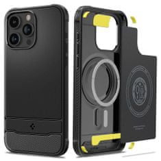 Spigen SPIGEN RUGGED ARMOR MAG MAGSAFE IPHONE 15 PRO MATTE FEKETE