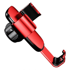 BASEUS Car Mount Metal Age Gravity Phone holder (Air outlet Version) Red (SUYL-D09) (SUYL-D09)