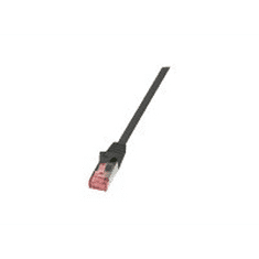 LogiLink PrimeLine - patch cable - 2 m - black (CQ2053S)