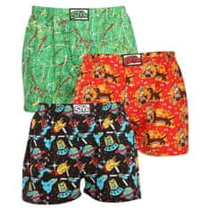 Styx Tarka art 3PACK férfi klasszikus boxeralsó klasszikus gumi (3A13314) - méret XL