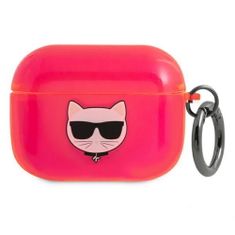 TKG AirPods Pro: Karl Lagerfeld Choupette - pink szilikon tok