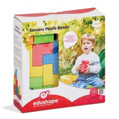 Edushape Érzékelő habszivacs puzzle blokkok 24m+