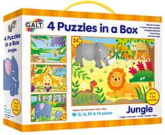 Jungle Puzzle 4in1 (12,16,20,24 darab)