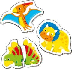 Galt Baby puzzle Dinoszauruszok 6x2 darab