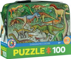 EuroGraphics Snack Box Puzzle Dinoszauruszok 100 darabos puzzle