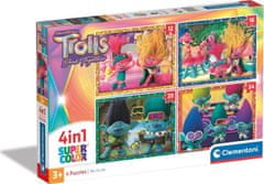 Clementoni Trollok Puzzle 3, 4in1 (12+16+20+24 darab)