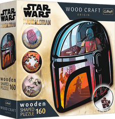 Trefl Wood Craft Origin puzzle The Mandalorian 160 darabos puzzle