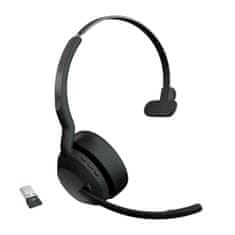 Jabra Evolve2 55/Mono/ANC/USB/BT-USB/Wireless/MS/Fekete