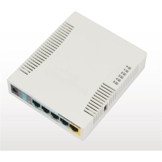 Mikrotik RouterBoard RB951Ui-2HnD 128 MB RAM, 600 MHz, 5x LAN, 1x 2,4 GHz, 802.11n, L4