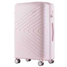 Wings L utazási bőrönd, polipropilén, fehér rózsaszín
