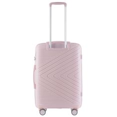 Wings M utazási bőrönd, polipropilén, fehér rózsaszín