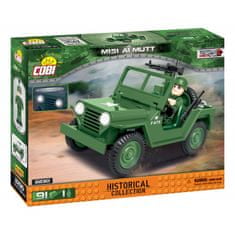 Cobi készlet Vietnami háború M151 A1 MUTT, 91 tégla, 1 f