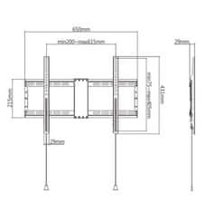 Gembird TV tartó WM-80F-01, 37"-80" (70kg)