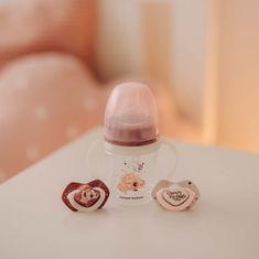 Canpol babies EasyStart kólika elleni flakon világító fülekkel SLEEPY KOALA 240ml rózsaszín