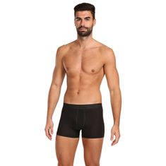 Nedeto 5PACK férfi boxeralsó túlméretezett fekete (5NBX001) - méret 6XL