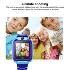JOJOY® Okosóra gyerekeknek, kamera és vészhelyzeti gomb, vízálló és rugalmas szilikon anyag, Rózsaszín - SMARTY