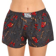 Styx Női boxeralsó art klasszikus gumikarmok (K1552) - méret XL