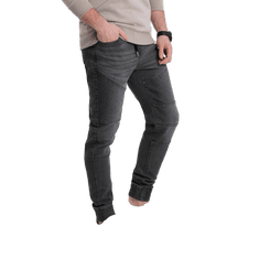 OMBRE Férfi jogger farmer V4 steppeléssel OM-PADJ-0113 grafit MDN123714 XXL