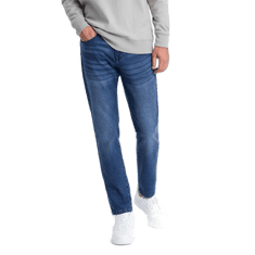 OMBRE Férfi denim nadrág SLIM FIT kék MDN123718 M