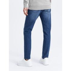 OMBRE Férfi denim nadrág SLIM FIT kék MDN123718 M