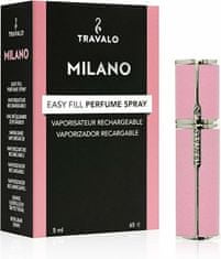 Travalo Milano - újratölthető flakon 5 ml (rózsaszín)