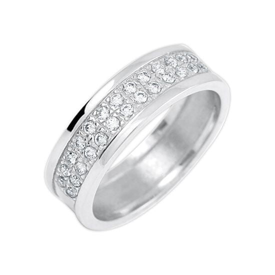 Brilio Silver Csillogó gyűrű cirkónium kövekkel 426 001 00514 04