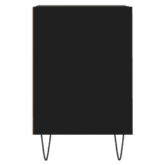 Vidaxl fekete szerelt fa TV-szekrény 100x35x55 cm (831317)