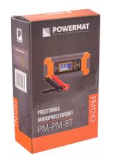 Powermat PM-PM-8T Egyenirányító mikroprocesszorral 8A 12V 24V