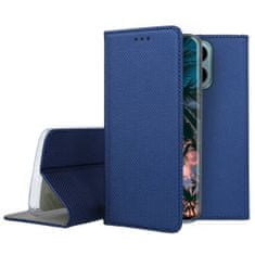 TKG Telefontok Honor X6a - kék mágneses szilikon keretes könyvtok