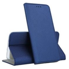 TKG Telefontok Honor X6a - kék mágneses szilikon keretes könyvtok