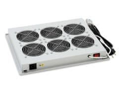 Triton Szellőztetőegység alsó (felső) 220V/60W 4x ventilátor, szürke