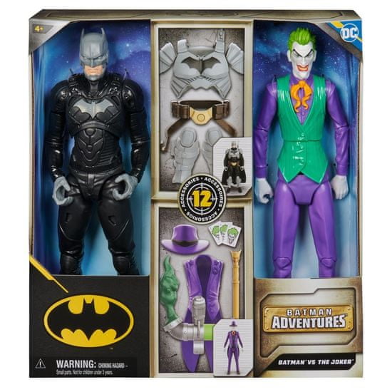 Batman & JOKER KÜLÖNLEGES FELSZERELÉSSEL 30 CM