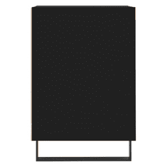 Vidaxl fekete szerelt fa TV-szekrény 160x35x55 cm (831349)