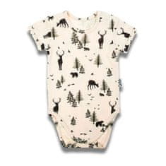 NICOL Bambi rövid ujjú pamut bodysuit - 80 (9-12m)