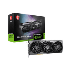 MSI GeForce RTX 4070 Ti 12GB GAMING X SLIM 12G videokártya (RTX 4070 Ti 12GB GAMING X SLIM 12G)