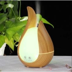 BigBuy Elegante LED aroma diffúzor párologtató távirányítóval - kellemes hangulatvilágítással (BBV)