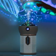 BigBuy Aromaterápiás diffúzor- éjszakai fény és projektor (BBJ)