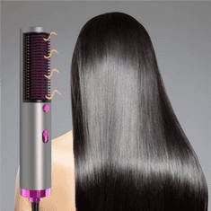 BigBuy Hot Air Brush- 2 az 1-ben hajszárító és hajvasaló - egy lépésben egyenesre szárítja a hajat (BBV)