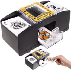 BigBuy Elemes, automata kártyakeverő gép két pakli egyidejű keveréséhez (BB-0785)