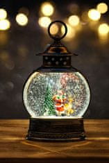 BigBuy Óriás méretű zenélő és világító hógömb - felakasztható karácsonyi lámpás (BBV)