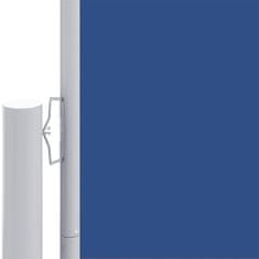 Vidaxl kék behúzható oldalsó napellenző 200 x 1000 cm 318046