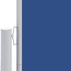 Vidaxl kék behúzható oldalsó napellenző 200 x 600 cm 318010